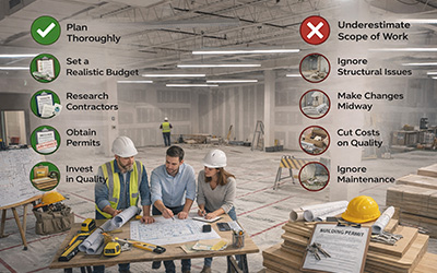 Renovation Dos and Don’ts Common Mistakes to Avoid